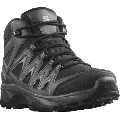 Botas Salomon X Braze Mid GTX W Negro/Gris/Crema