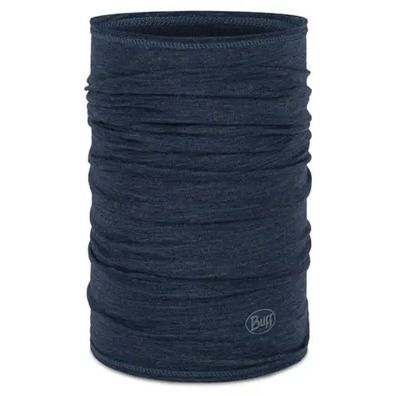 Braga de cuello Buff Merino Lightweight Solid NightBlue