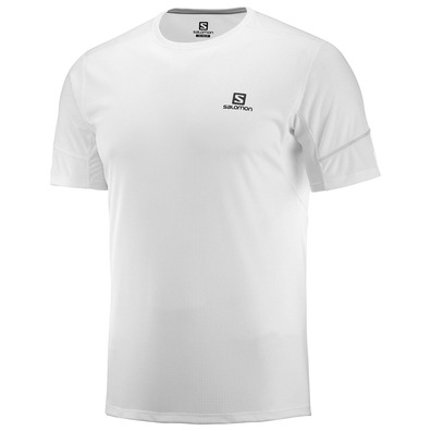 Camiseta Salomon Agile SS Tee Blanco