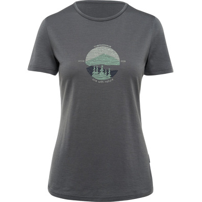 Camiseta Thermowave Short Sleeve W Gris
