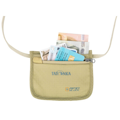 Funda Tatonka Skin ID Pocket RFID Block Verde kaki