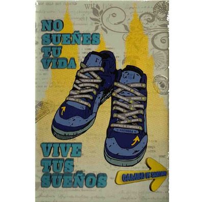 Imán Chapa Botas No sueñes tu vida vive tus sueños
