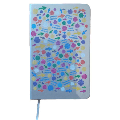 Libreta símbolos de colores Camino de Santiago