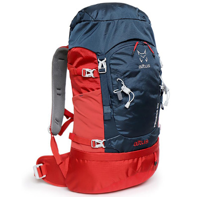 Mochila Altus Pirineos 30 Azul/Rojo