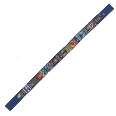 Pulsera de la Fe de Tela Camino de Santiago 37 Azul Azul