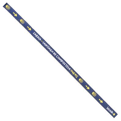 Pulsera Tela Sarria-Santiago De Compostela-114Kms 82 Azul