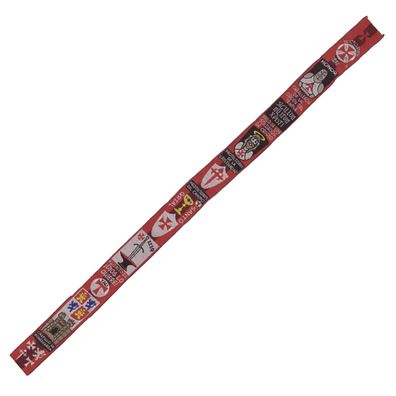 Pulsera Tela Templaria 39 Rojo