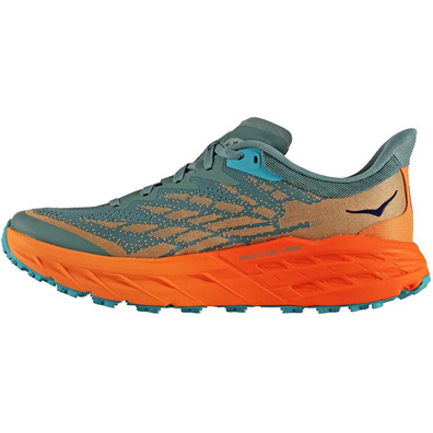 Zapatilla Hoka Speedgoat 5 Aguamarina/Naranja