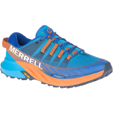 Zapatilla Merrell Agility Peak 4 Azul/Naranja