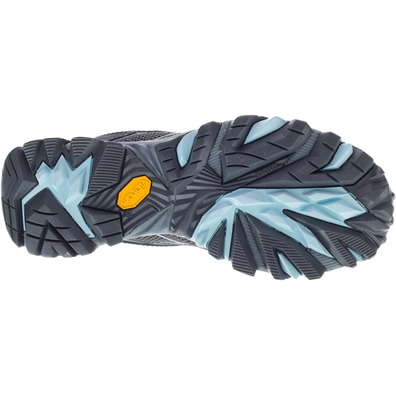 Zapatilla Merrell Moab FST 2 GTX W Gris/Turquesa