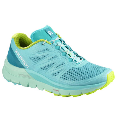 Zapatilla Salomon Sense Pro Max W Turquesa/Lima