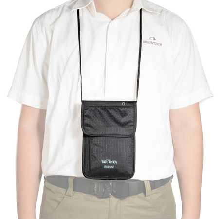 Funda Para Cuello Tatonka Skin Neck Pouch RFID Block Negro