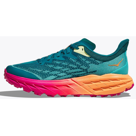 Zapatilla Hoka Speedgoat 5 W Aguamarina/Fucsia