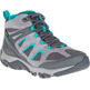 Botas Merrell Outmost Mid Vent GTX Gris/Turquesa