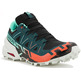Zapatilla Salomon Speedcross 6 GTX W Negro/Verde/Rojo