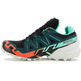 Zapatilla Salomon Speedcross 6 GTX W Negro/Verde/Rojo